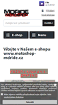 Mobile Screenshot of motoshop-mdride.cz